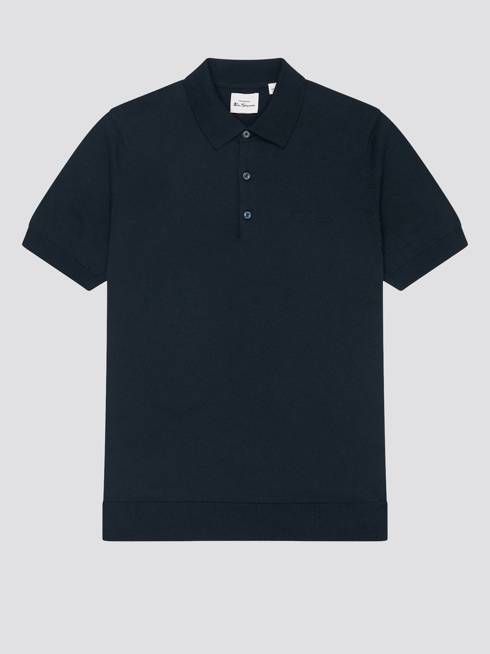 Suéteres Com Gola Polo Ben Sherman Signature Azul Marinho | YSNB26859