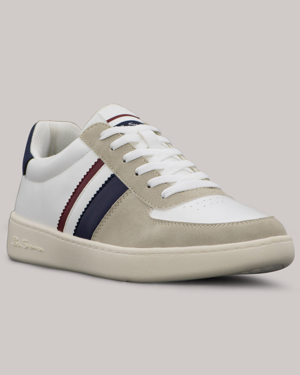 Tenis Ben Sherman Hyde Navy Stripe Branco | BRND56108